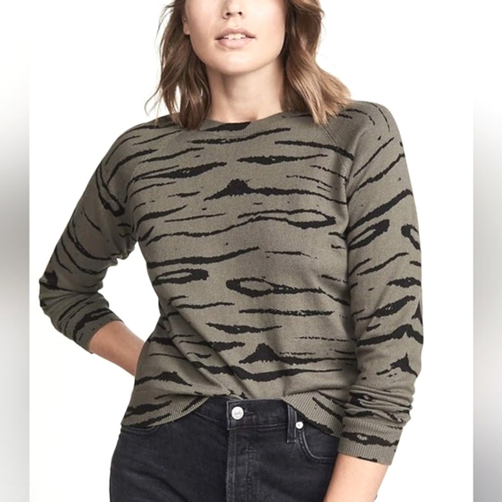 Monrow - Tiger Stripe Sweater - Size XS